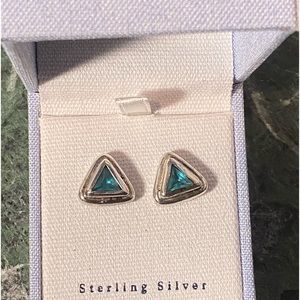 Sterling Blue Topaz Earrings